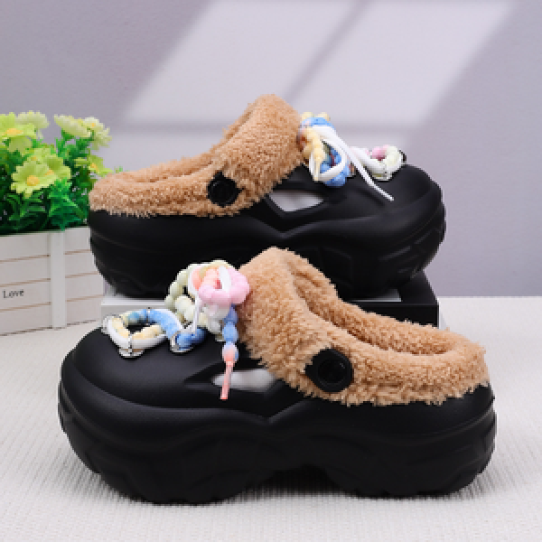 Fashion fur women's shoes